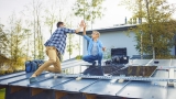 Weniger Heizkosten durch ein Vordach mit Solar